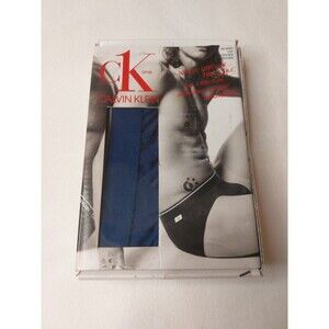 Calvin Klein Men's XS CK One Microfiber Hip Brief NB2224-467 Perth Blue NWT XS
